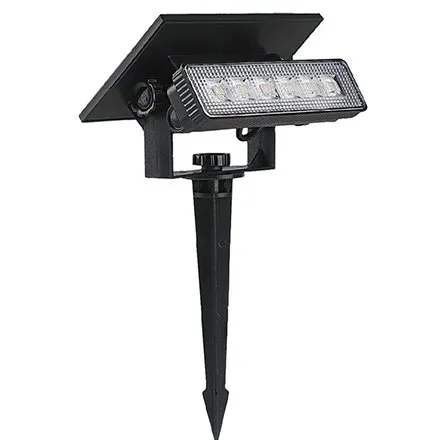 Lampa LED solara 0.9W 3000K 2IN1 montaj perete + tarus gradina IP65 V-TAC SKU-23757