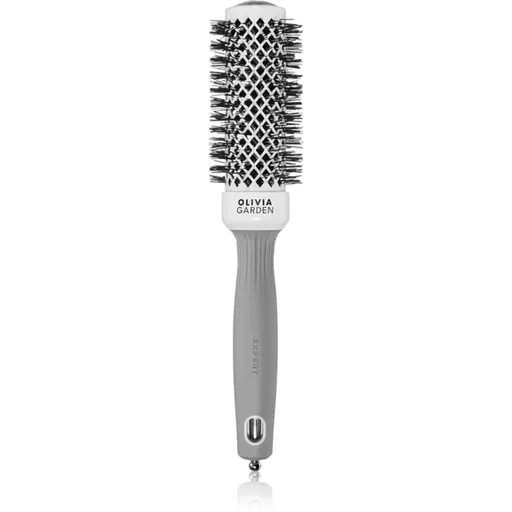 Olivia Garden Expert Shine Wavy Bristles White
