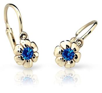 Cutie Jewellery Cercei pentru copii din aur galben C2151-10-X-1 albastru