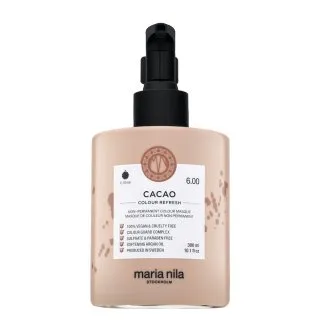 Maria Nila Colour Refresh mască hrănitoare cu pigmenți colorați pentru a revigora nuanțele deschise și medii de șaten Cacao 300 ml