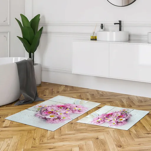 Set covorase de baie, L'essentiel Maison, Kt422, Multicolor