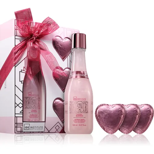IDC Institute Scented Bath Rose Bubble Bath Set set cadou pentru femei