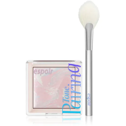 espoir Tone Pairing Highlighter agent de strălucire pe zona feței și a ochilor cu pensulă culoare Pink Marine 9.6 g
