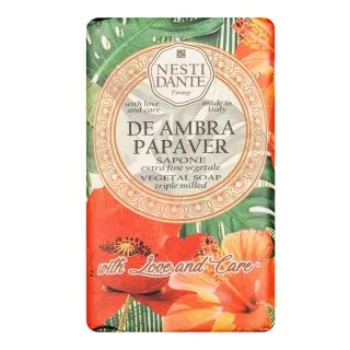 Nesti Dante With Love & Care săpun Vegetal Soap De Ambra Papaver 250 g