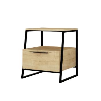 Măsuță de noptieră Pal Oak 2, naturală