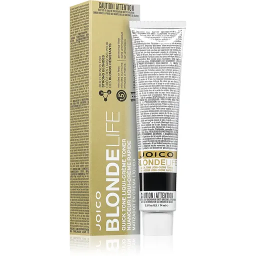 Joico Blonde Life Quick Tone Liqui toner rapid pentru par blond culoare Violet 74 ml