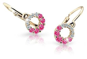 Cutie Jewellery Cercei din aur pentru copii C2154-10-X-1 fucsia