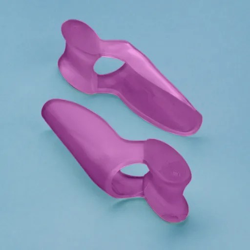 2 Separatoare pentru degete, cu protecție "Lavandă"