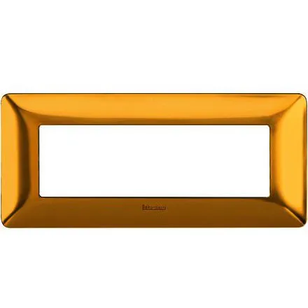 Rama ornament 6M auriu satinat Matix Bticino AM4806GOS