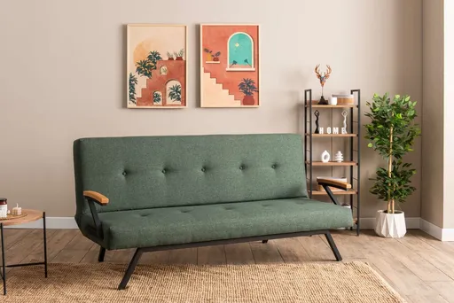 Canapea extensibila 3 locuri, Atelier del Sofa, 859FTN2908, Verde