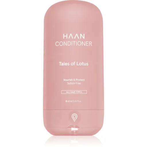 HAAN Conditioner Tales of Lotus balsam hidratant pentru toate tipurile de păr 60 ml