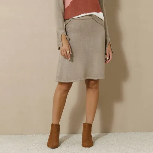 Fustă scurtă tricotată
