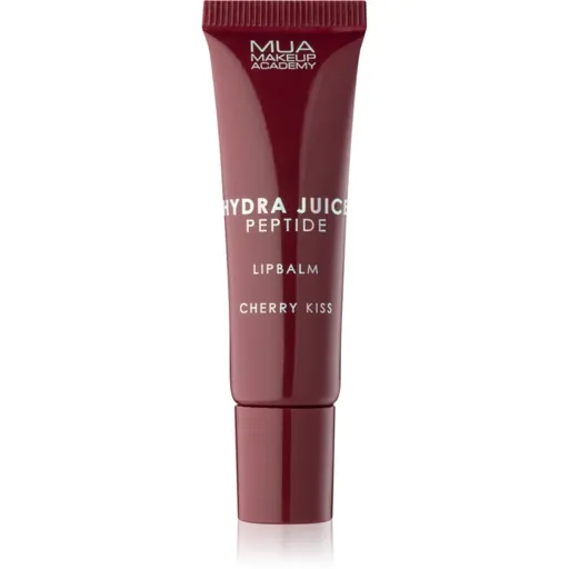 MUA Makeup Academy Hydra Juice Peptide Lip Balm Balsam de buze hidratant pentru stralucire parfum Cherry Kiss 10 ml