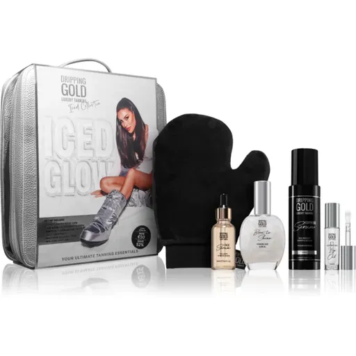 Dripping Gold Iced Glow set cadou corp si fata 5 buc