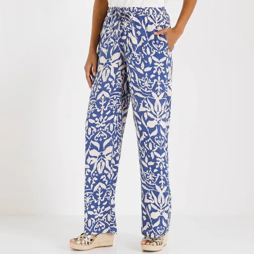 Pantaloni largi și lejeri cu imprimeu