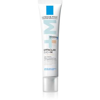 La Roche-Posay Effaclar DUO+M Unifiant crema tonica iluminatoare cu efect de hidratare culoare Light 40 ml