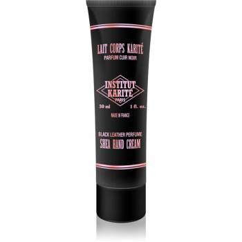 Institut Karité Paris Black Leather Shea Hand Cream ochranný krém na ruce 30 ml