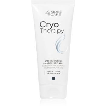 More4Care Cryo Therapy șampon micelar pentru par deteriorat 200 ml