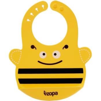 Zopa Silicone Bib bavețică Bee 1 buc