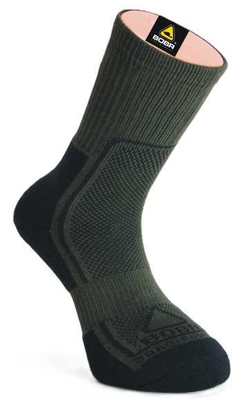 Bobr ponožky jarojesenné khaki - 38-40