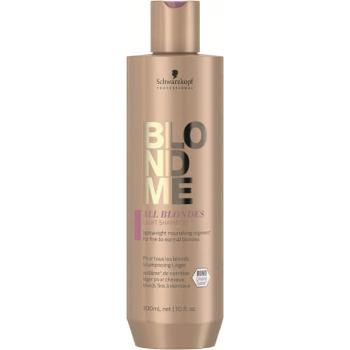 Schwarzkopf Professional Șampon hrănitor pentru părul blond fin și normal Blondme AllBlondecu(Light Shampoo) 300 ml