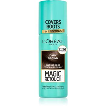 L’Oréal Paris Magic Retouch spray instant pentru camuflarea rădăcinilor crescute culoare Dark Brown 75 ml