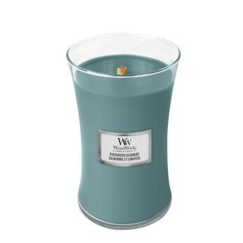 WoodWick Lumânare parfumată vază Evergreen Cashmere 609,5 g