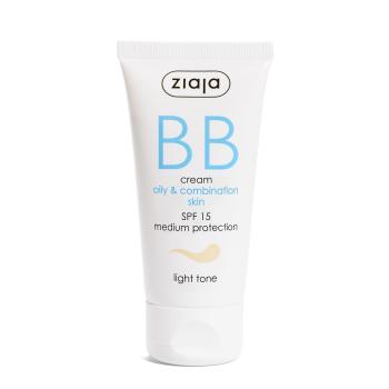 Ziaja BB cremă pentru ten gras și mixt SPF 15 Light Tone (BB Cream) 50 ml