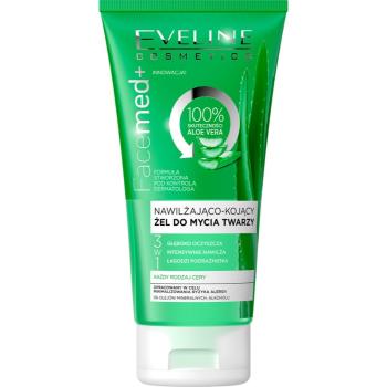 Eveline Cosmetics FaceMed+ gel hidratant de curatare cu aloe vera 150 ml