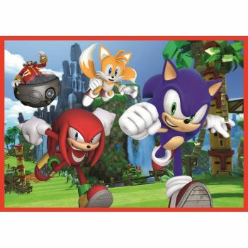 Puzzle Trefl Sonic Călătorie în aventură, 4în1(35, 48, 54, 70 bucăți)