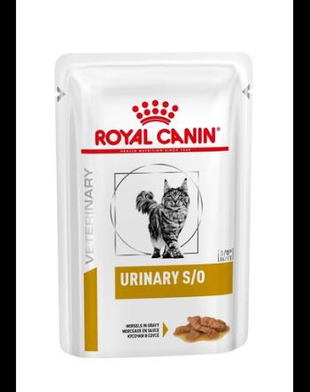 ROYAL CANIN Veterinary Diet Feline Urinary S/O 24x85 g hrană umedă pentru pisici adulte cu tulburări ale tractului urinar inferior