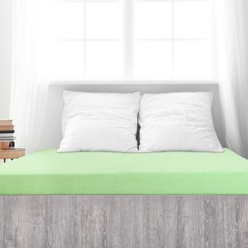 Cearșaf de pat 4Home din frotir Ideal verde , 180x 200 cm, verde, 180 x 200 cm