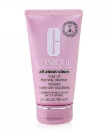 Clinique Spumă de curățare cremoasă pentru tenul gras și mixt All About Clean (Rinse-Off Foaming Cleanser) 150 ml