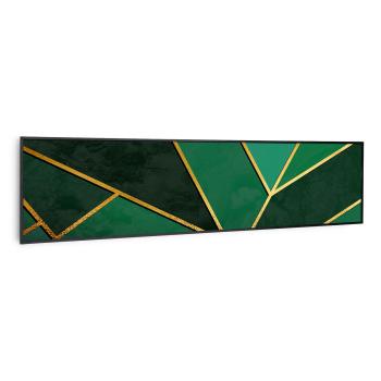 Klarstein Wonderwall Air Art Smart, încălzitor cu infraroșu, linie verde, 120 x 30 cm, 350 W