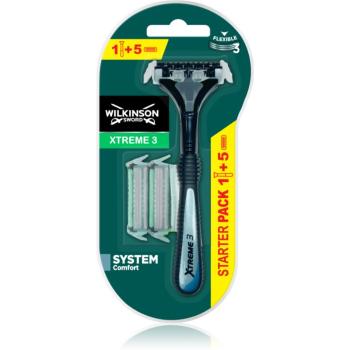 Wilkinson Sword Xtreme 3 Hybrid aparat de ras + rezervă 5 bucati 1 buc