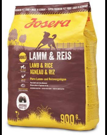 JOSERA Lamb &amp; Rice hrana uscata caini adulti, miel si orez 900g