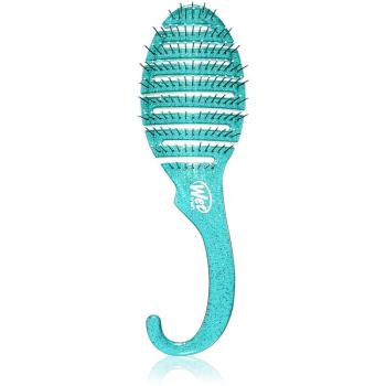 Wet Brush Shower Glitter Dtangler Pink perie de par in dus Teal 1 buc