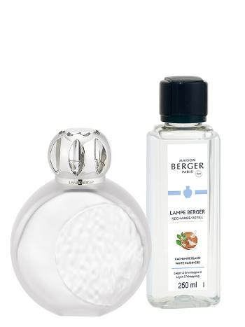 Maison Berger Paris Set cadou lampă catalitică Astral gri + reîncărcare Cașmir alb 250 ml