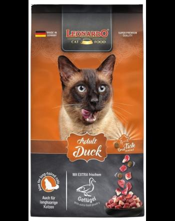 LEONARDO Adult Duck &amp; Rice hrana uscata pisici adulte, cu rata si orez 7,5 kg