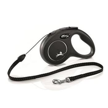 Flexi New Classic lanko černé S 5m do 12kg (4000498022528)