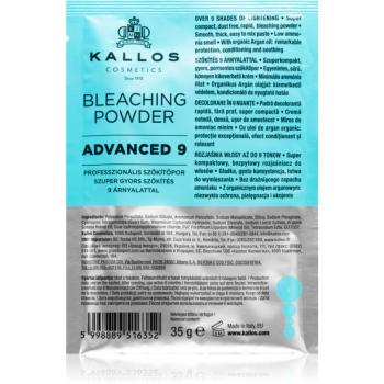 Kallos Bleaching Powder Advanced 9 pudră pentru decolorare și crearea șuvițelor 35 g