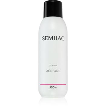 Semilac Liquids acetonă pentru a îndepărta gelul de pe unghii 500 ml