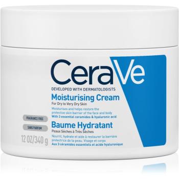 CeraVe Moisturizers Crema hidratanta pentru fata si corp pentru pielea uscata sau foarte uscata 340 g