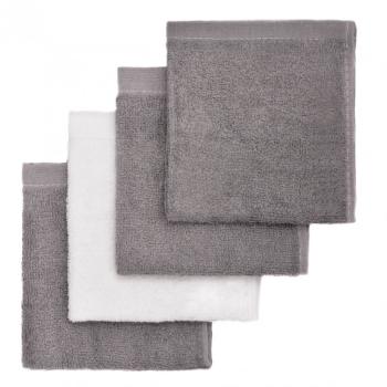 T-TOMI BIO Bamboo Baby Washcloths Balsam de spalat Grey 25 x 25 cm 4 buc