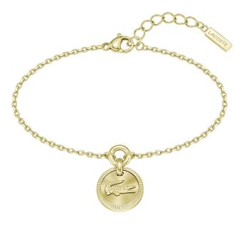 Lacoste Brățară din oțel placată cu aur, cu un motiv de crocodil Memento 2040423