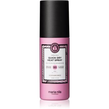 Maria Nila Style & Finish Quick Dry Heat Spray spray cu protecție termică, pentru aranjarea cu placa și cu ondulatorul 150 ml