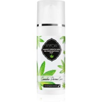 RYOR Cannabis Derma Care cremă corectoare cu cânepă pentru pielea problematica 50 ml