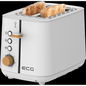 Prăjitor de pâine ECG ST 2768 Timber White, alb