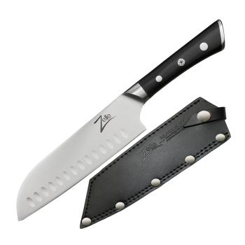 Zelite Infinity by Klarstein Seria Razor-Edge, cuțit santoku de 7", 59 HRC, oțel inoxidabil