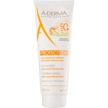 A-Derma Protect Kids Ptrotectie solara pentru copii SPF 50+ 250 ml